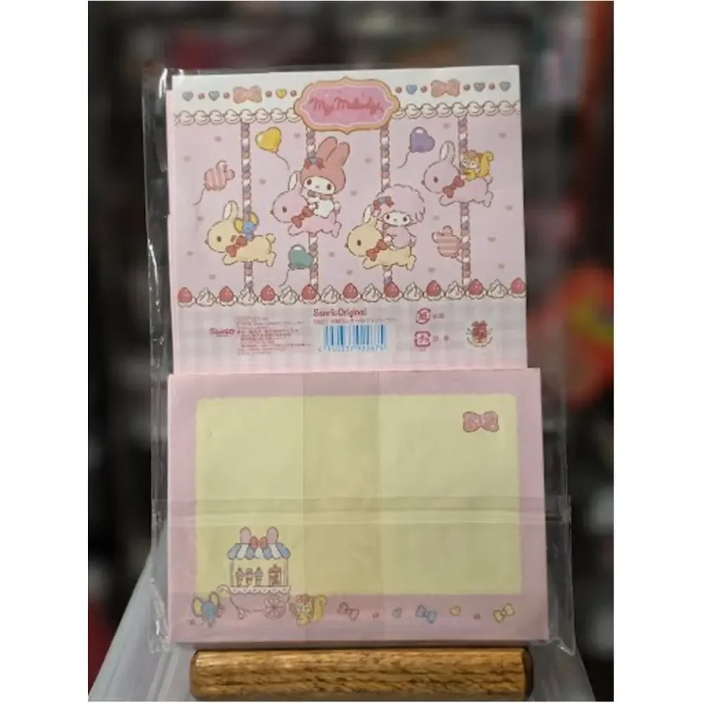 #MEL-2286 My Melody Licensed Stationary - 47 Pieces - Notepad, Envelopes - Seals